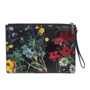 Alice + Olivia Midnight Meadows Large Wristlet Pouch
